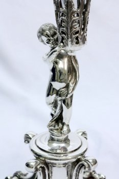 01339 single-Sheffield-Silver-Plate---Cut-Glass-Vase-Epergne-5
